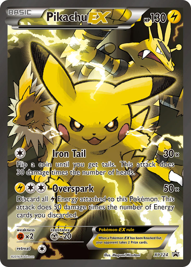 Pikachu EX (XY124) [XY: Black Star Promos] | Dumpster Cat Games