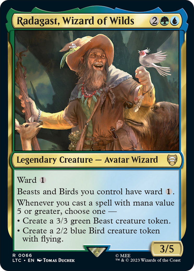 Radagast, Wizard of Wilds [The Lord of the Rings: Tales of Middle-Earth Commander] | Dumpster Cat Games