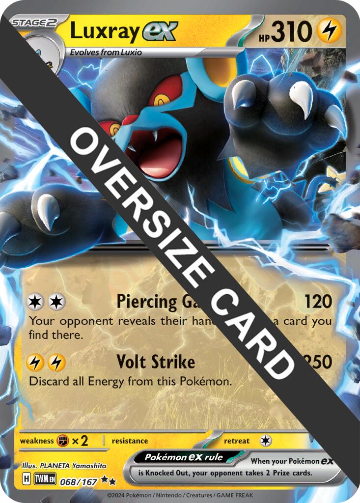 Luxray ex (068/167) (Jumbo Card) [Miscellaneous Cards] | Dumpster Cat Games