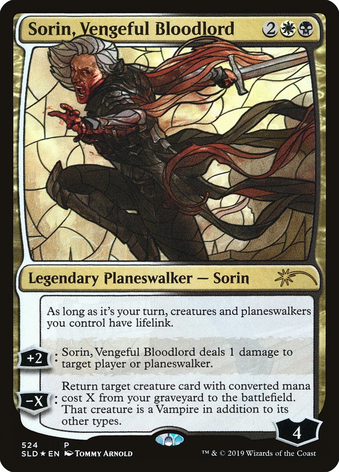 Sorin, Vengeful Bloodlord (Stained Glass) [Secret Lair Drop Promos] | Dumpster Cat Games