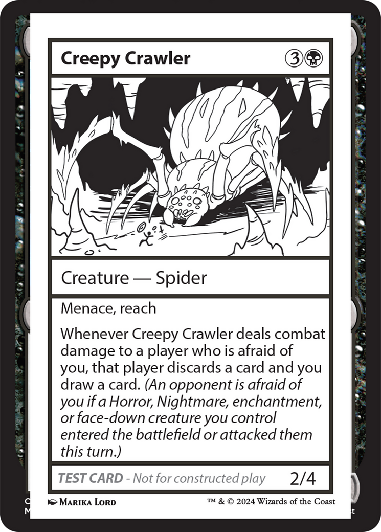 Creepy Crawler [Mystery Booster 2 Playtest Cards] | Dumpster Cat Games