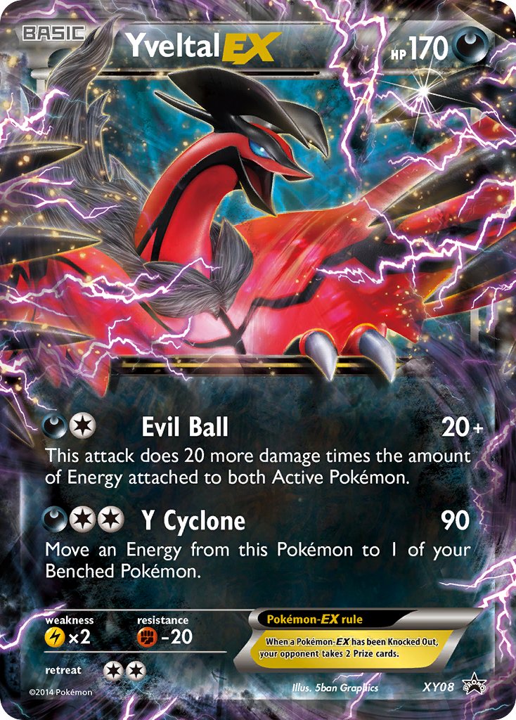 Yveltal EX (XY08) [XY: Black Star Promos] | Dumpster Cat Games