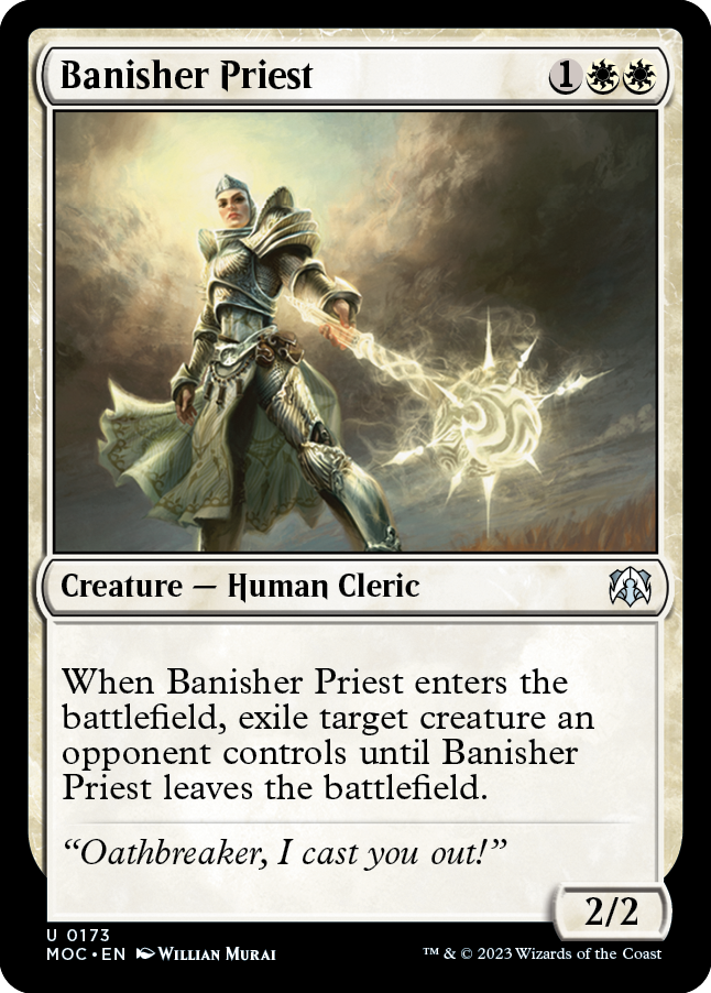 Banisher Priest [March of the Machine Commander] | Dumpster Cat Games