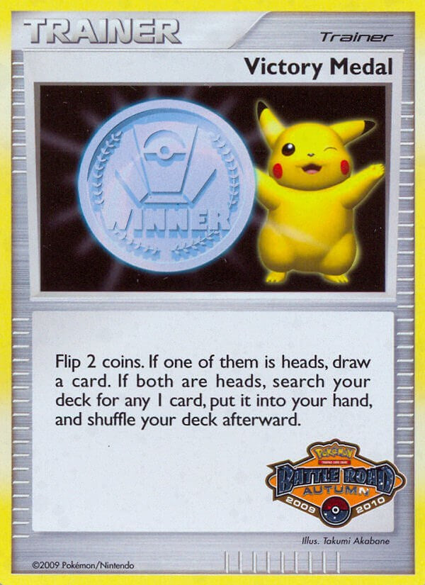 Victory Medal (2009-2010) (Battle Road Autumn) [League & Championship Cards] | Dumpster Cat Games