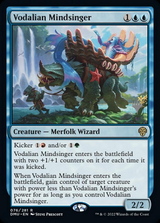 Vodalian Mindsinger (Promo Pack) [Dominaria United Promos] | Dumpster Cat Games