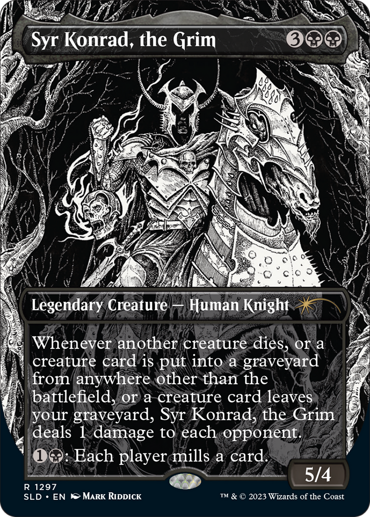 Syr Konrad, the Grim [Secret Lair Drop Series] | Dumpster Cat Games