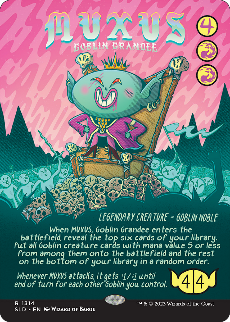 Muxus, Goblin Grandee (Rainbow Foil) [Secret Lair Drop Series] | Dumpster Cat Games