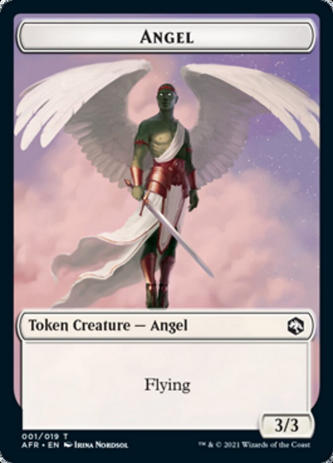 Angel Token [Dungeons & Dragons: Adventures in the Forgotten Realms Tokens] | Dumpster Cat Games