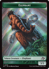 Insect // Elephant Double-Sided Token [Aetherdrift Tokens] | Dumpster Cat Games