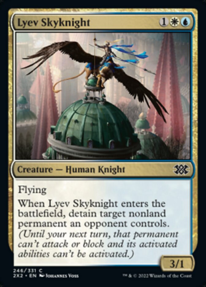 Lyev Skyknight [Double Masters 2022] | Dumpster Cat Games