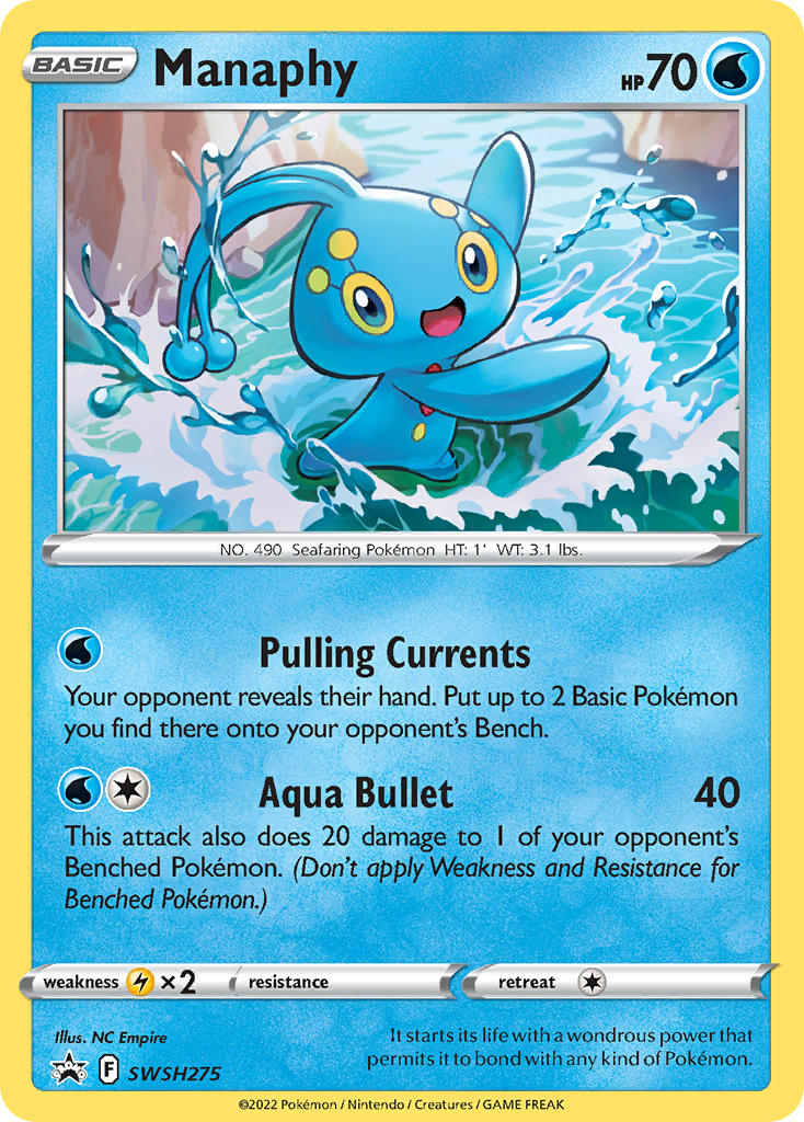 Manaphy (SWSH275) [Sword & Shield: Black Star Promos] | Dumpster Cat Games