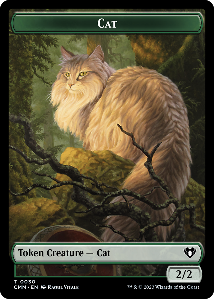 Cat Token (30) [Commander Masters Tokens] | Dumpster Cat Games