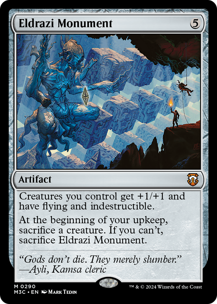 Eldrazi Monument (Ripple Foil) [Modern Horizons 3 Commander] | Dumpster Cat Games