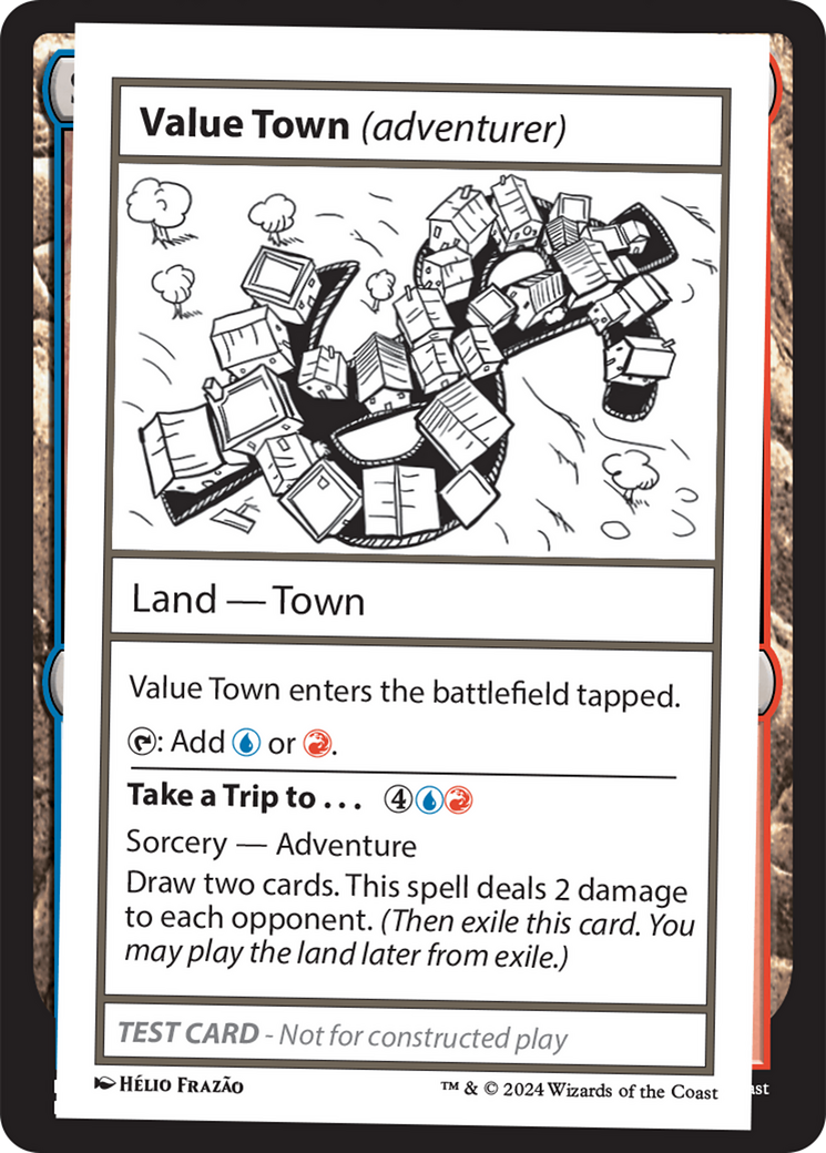 Value Town (adventurer) [Mystery Booster 2 Playtest Cards] | Dumpster Cat Games