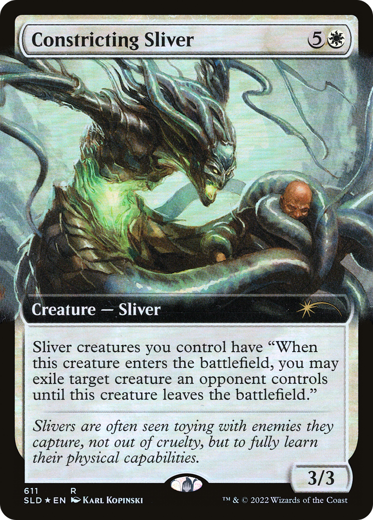 Constricting Sliver (Extended Art) [Secret Lair Drop Promos] | Dumpster Cat Games