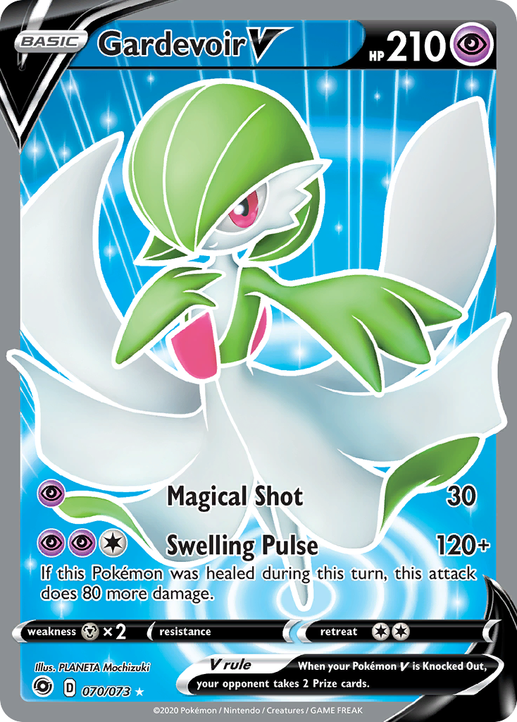 Gardevoir V (070/073) [Sword & Shield: Champion's Path] | Dumpster Cat Games