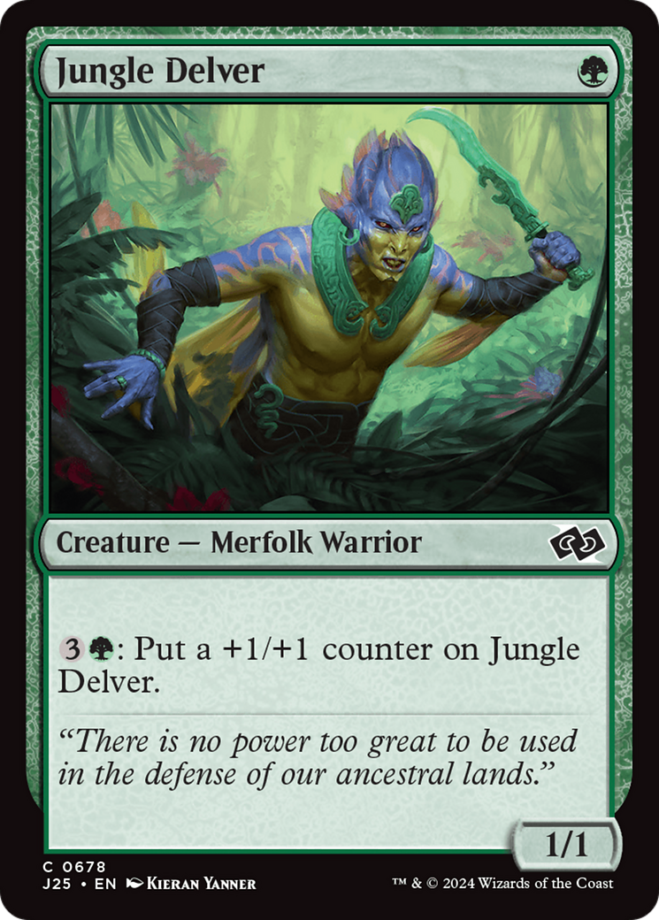 Jungle Delver [Foundations Jumpstart] | Dumpster Cat Games