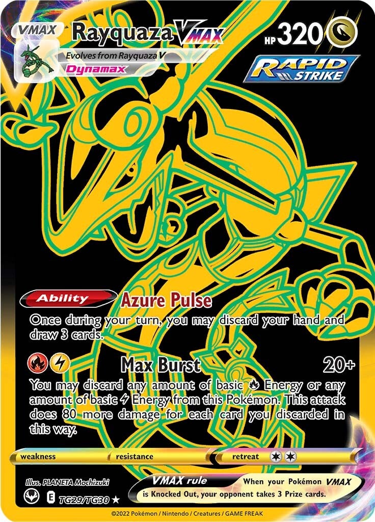 Rayquaza VMAX (TG29/TG30) [Sword & Shield: Silver Tempest] | Dumpster Cat Games