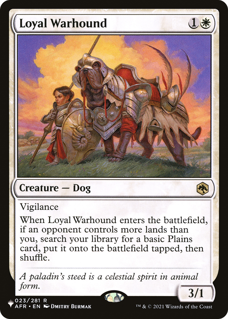 Loyal Warhound [The List] | Dumpster Cat Games