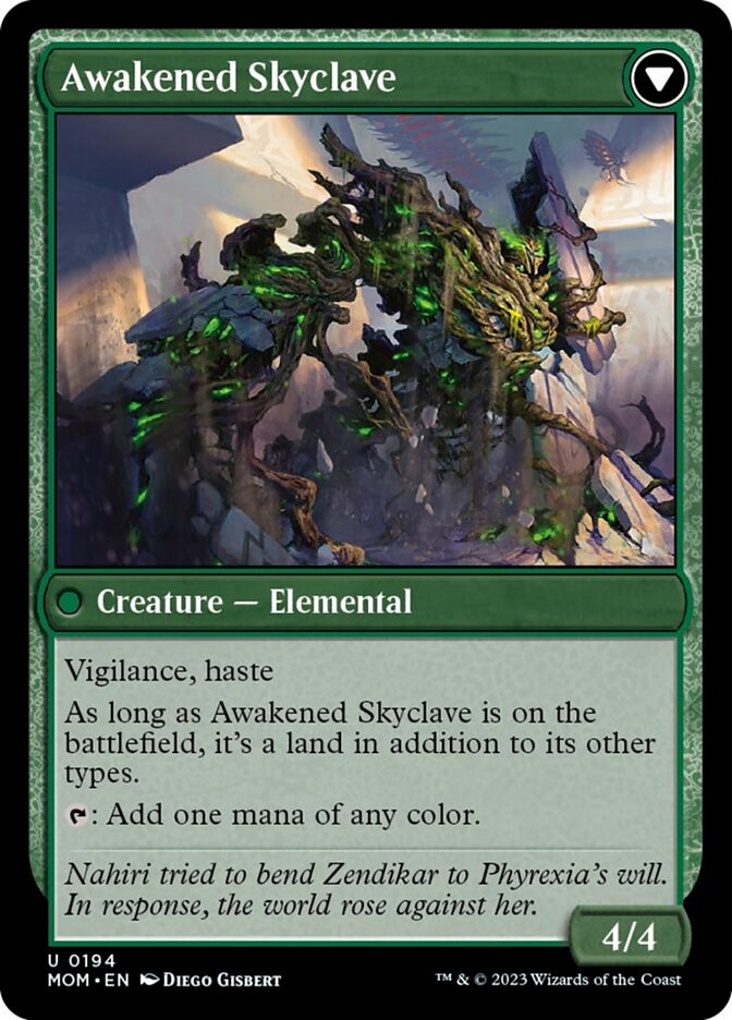 Invasion of Zendikar // Awakened Skyclave [March of the Machine] | Dumpster Cat Games