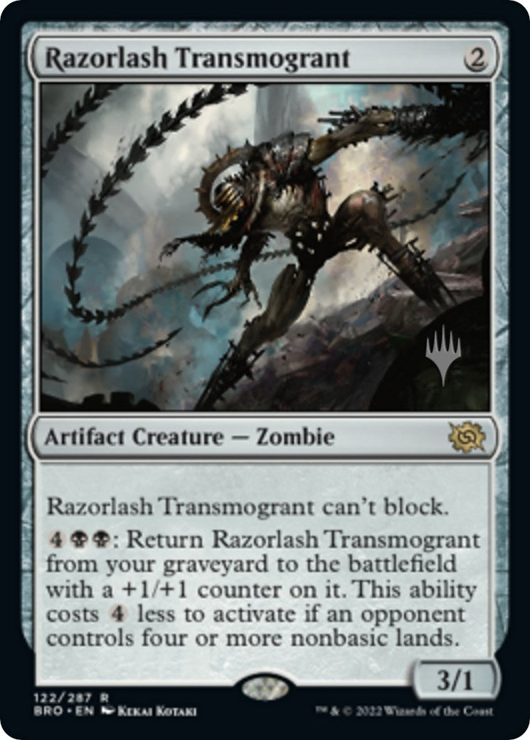 Razorlash Transmogrant (Promo Pack) [The Brothers' War Promos] | Dumpster Cat Games