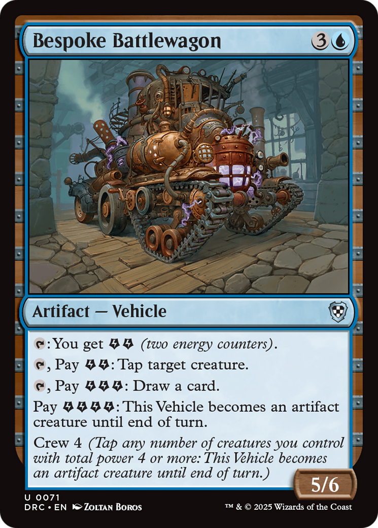 Bespoke Battlewagon [Aetherdrift Commander] | Dumpster Cat Games