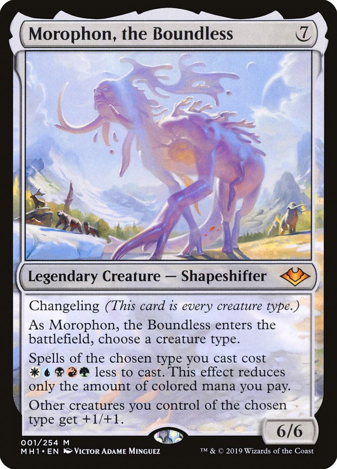 Morophon, the Boundless [Modern Horizons] | Dumpster Cat Games