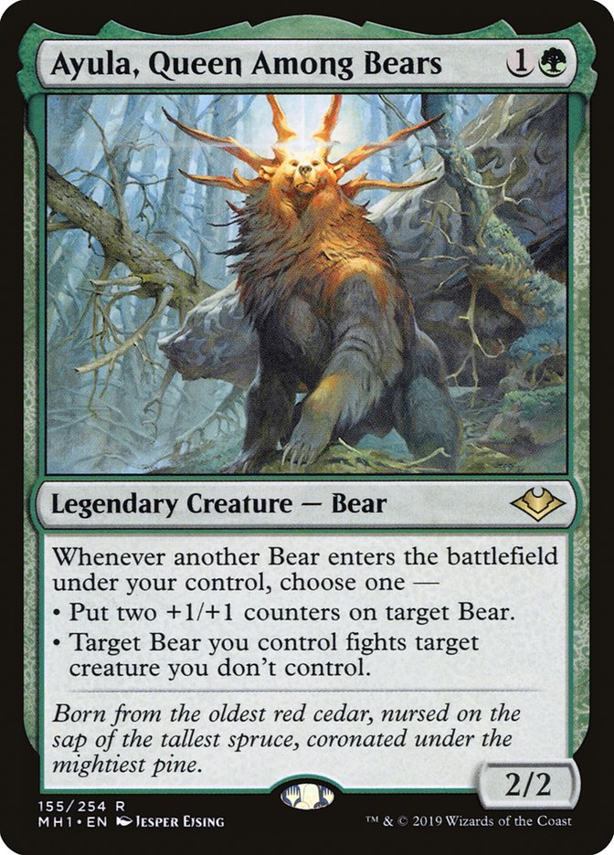 Ayula, Queen Among Bears [Modern Horizons] | Dumpster Cat Games