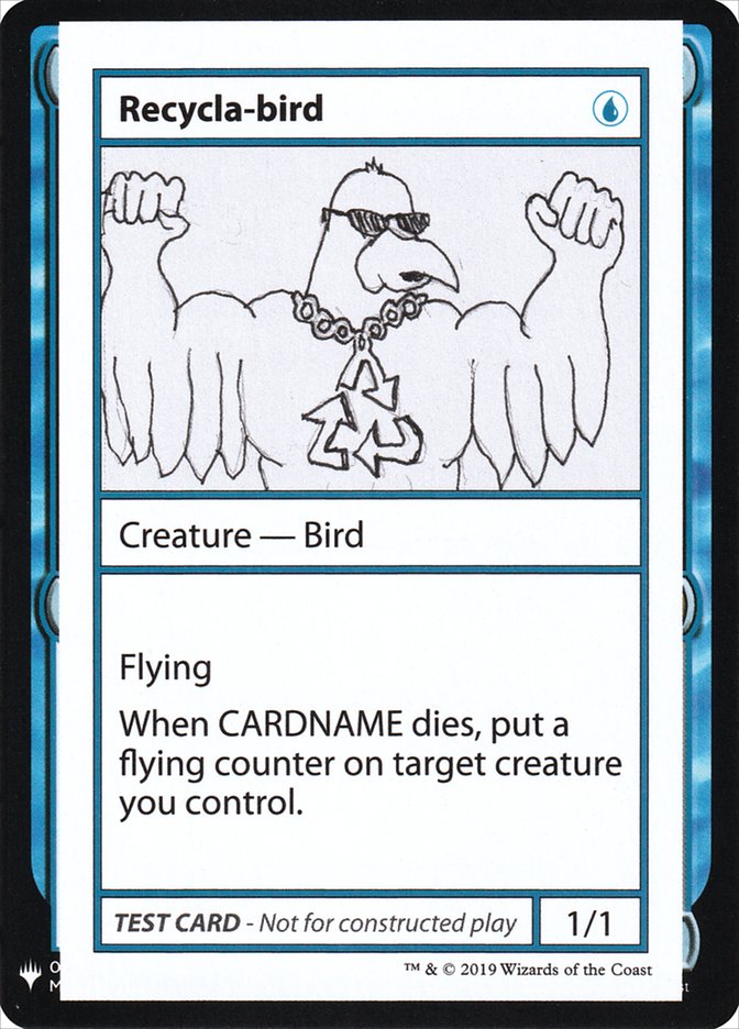 Recycla-bird [Mystery Booster Playtest Cards] | Dumpster Cat Games