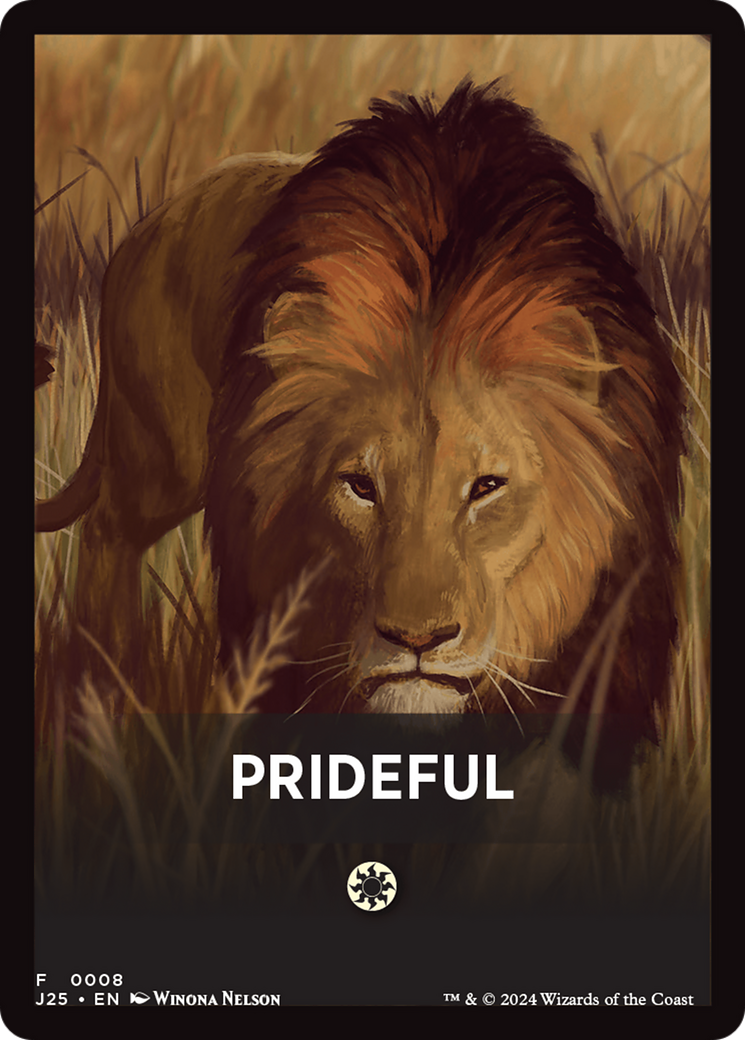 Prideful Theme Card [Foundations Jumpstart Front Cards] | Dumpster Cat Games