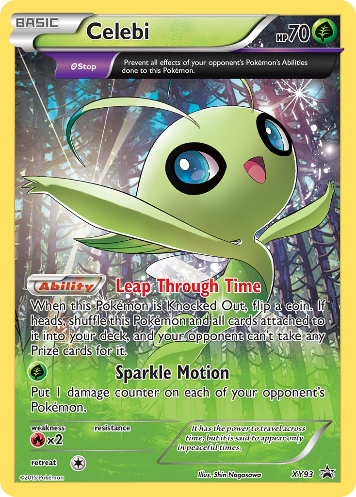 Celebi (XY93) [XY: Black Star Promos] | Dumpster Cat Games