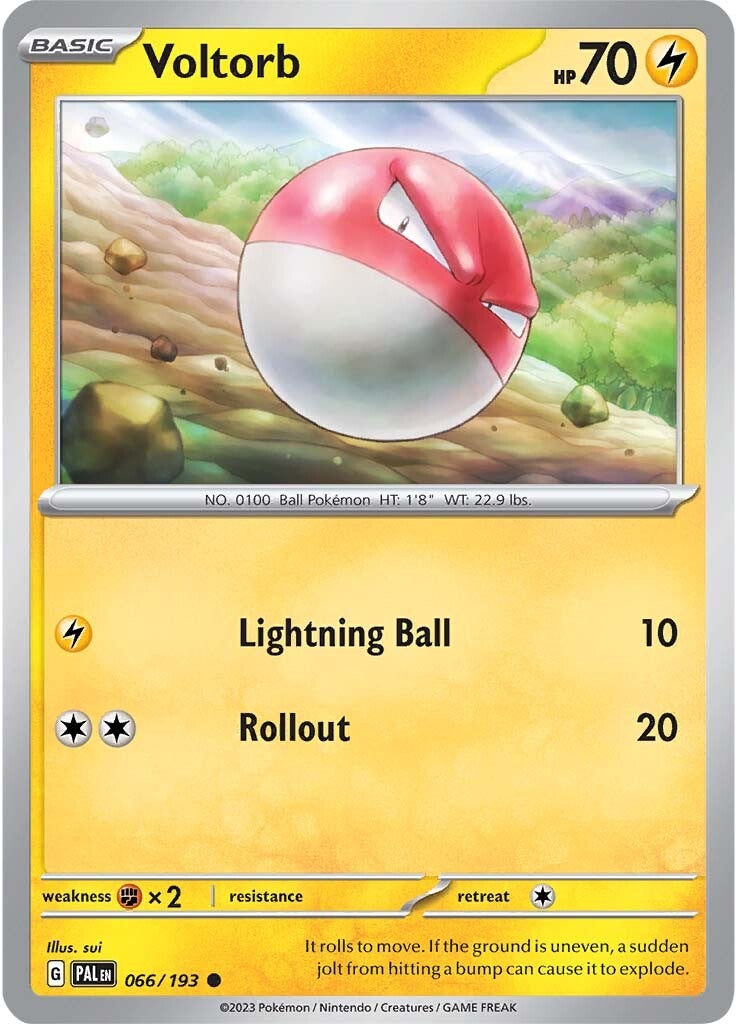 Voltorb (066/193) [Scarlet & Violet: Paldea Evolved] | Dumpster Cat Games