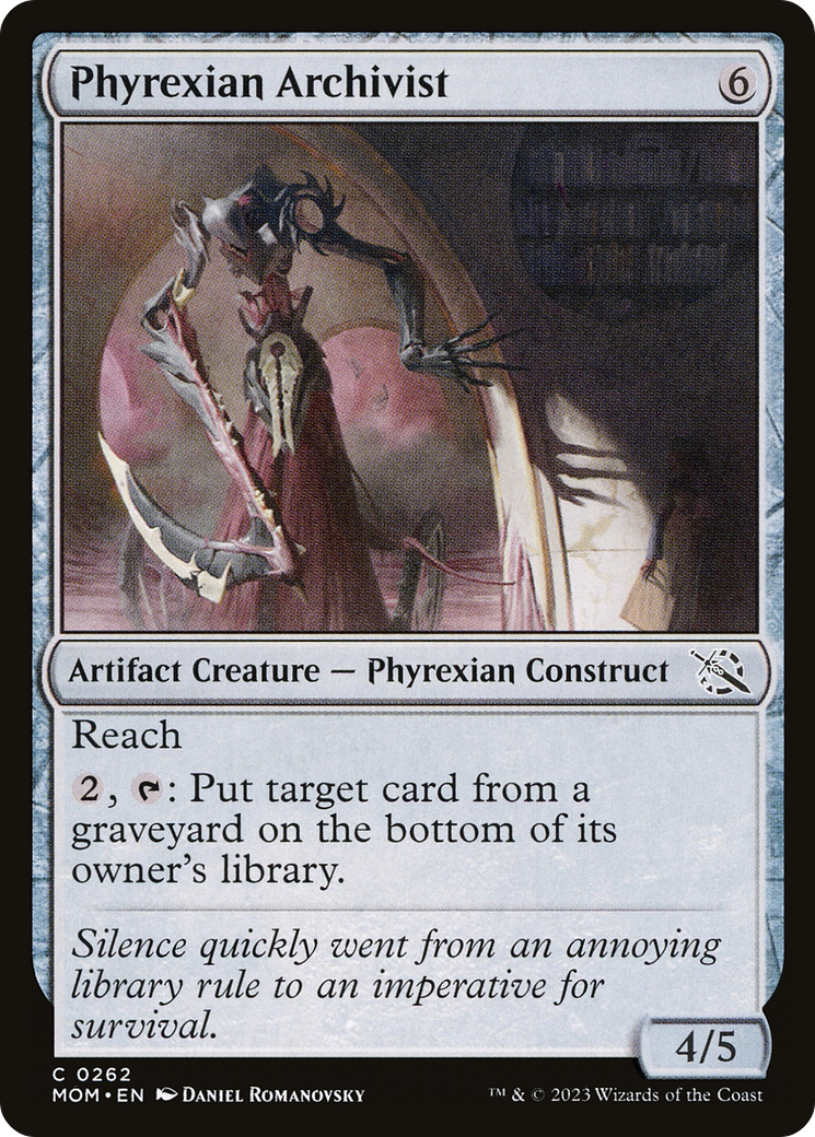 Phyrexian Archivist [March of the Machine] | Dumpster Cat Games