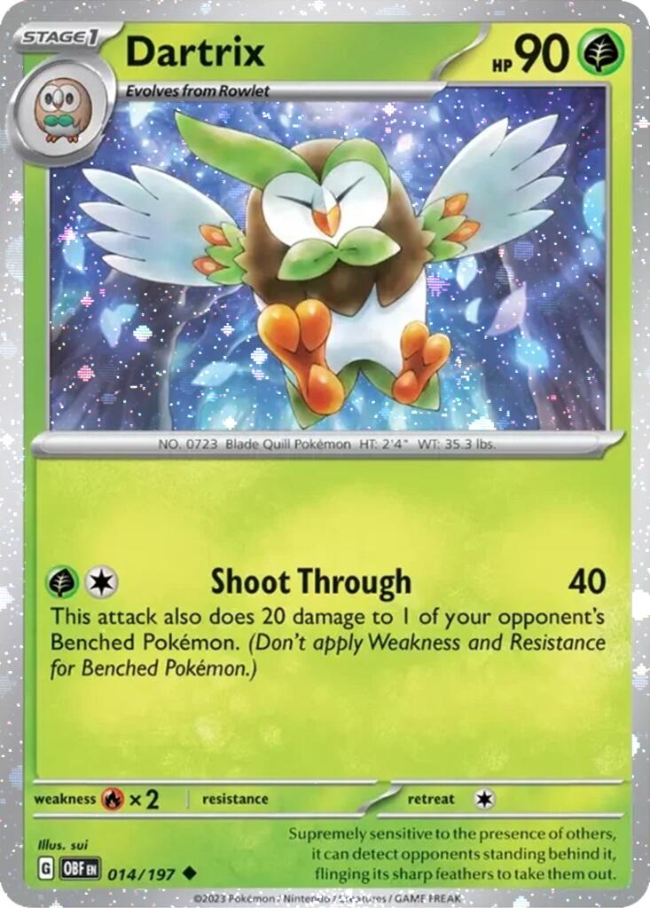 Dartrix (014/197) (Cosmos Holo) [Miscellaneous Cards] | Dumpster Cat Games