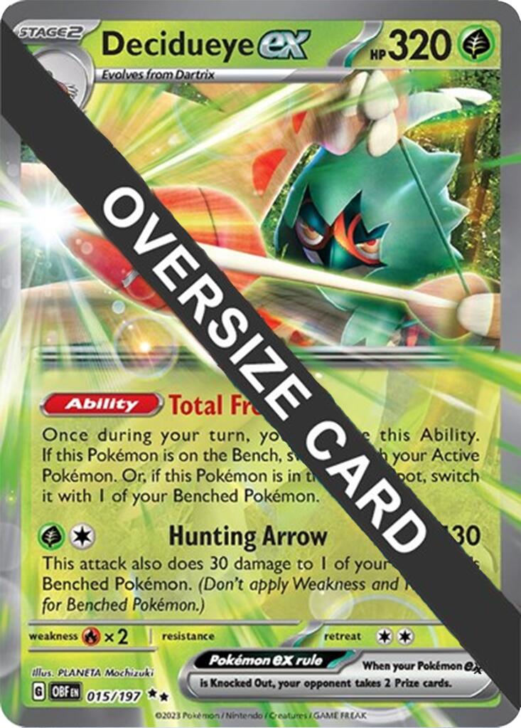 Decidueye ex (015/197) (Jumbo Card) [Miscellaneous Cards] | Dumpster Cat Games