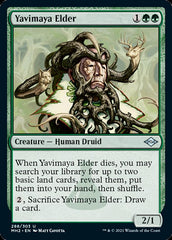 Yavimaya Elder (Foil Etched) [Modern Horizons 2] | Dumpster Cat Games