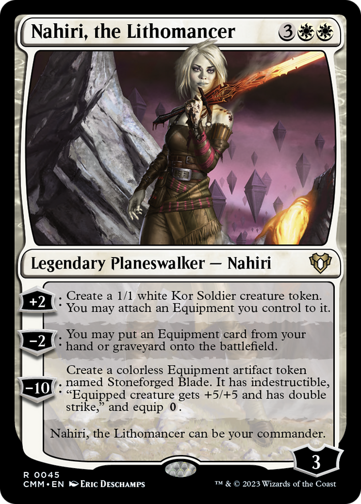 Nahiri, the Lithomancer [Commander Masters] | Dumpster Cat Games