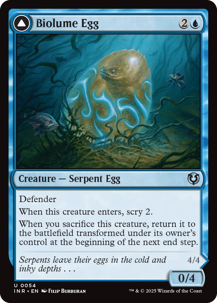 Biolume Egg // Biolume Serpent [Innistrad Remastered] | Dumpster Cat Games