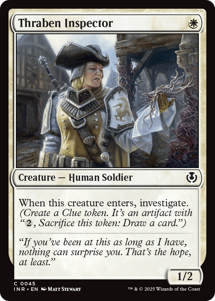 Thraben Inspector [Innistrad Remastered] | Dumpster Cat Games