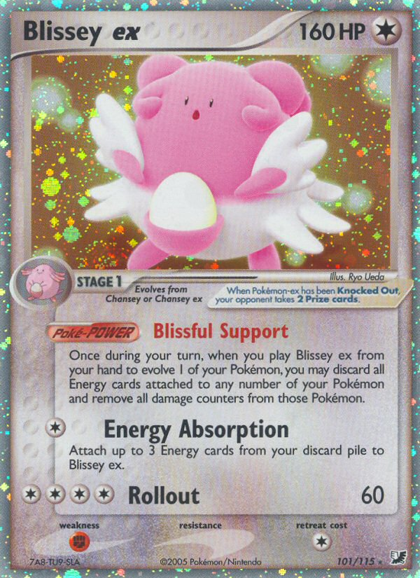 Blissey ex (101/115) [EX: Unseen Forces] | Dumpster Cat Games