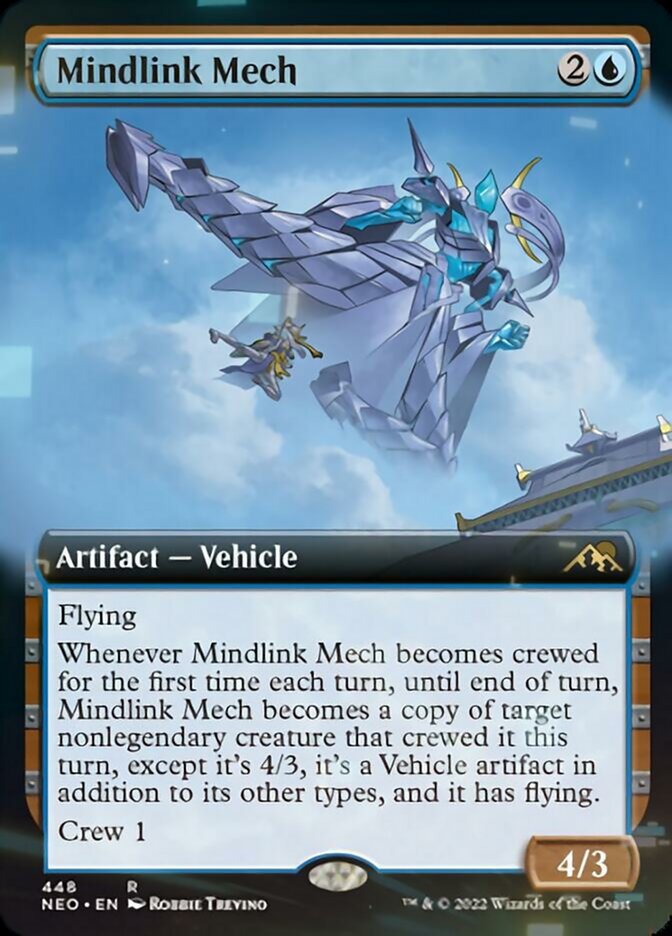 Mindlink Mech (Extended Art) [Kamigawa: Neon Dynasty] | Dumpster Cat Games