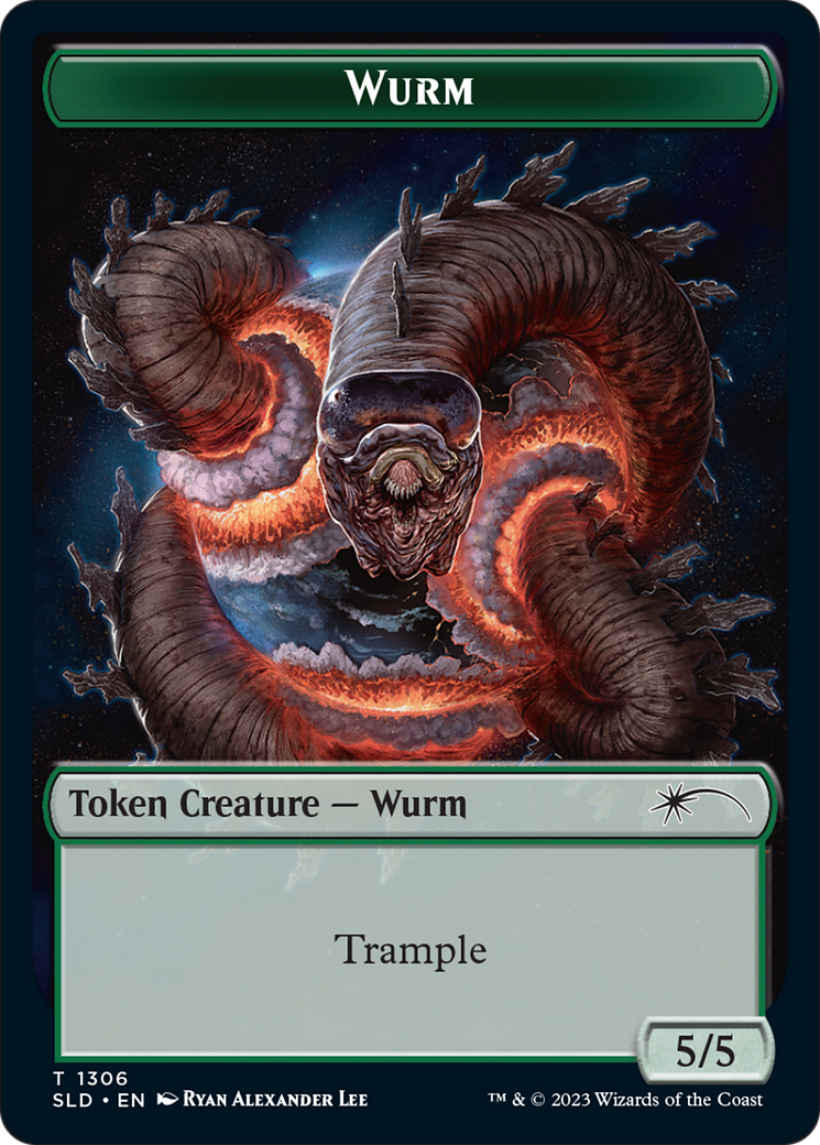 Wurm Token [Secret Lair Drop Series] | Dumpster Cat Games