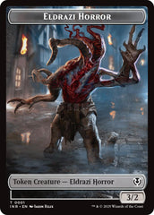 Eldrazi Horror // Human Soldier (0003) Double-Sided Token [Innistrad Remastered Tokens] | Dumpster Cat Games