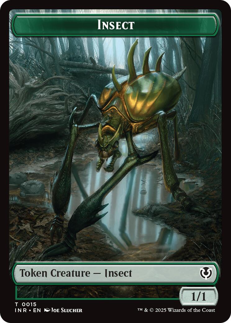 Insect // Spider Double-Sided Token [Innistrad Remastered Tokens] | Dumpster Cat Games