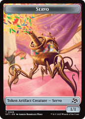 Servo // Thopter (0009) Double-Sided Token [Aetherdrift Tokens] | Dumpster Cat Games