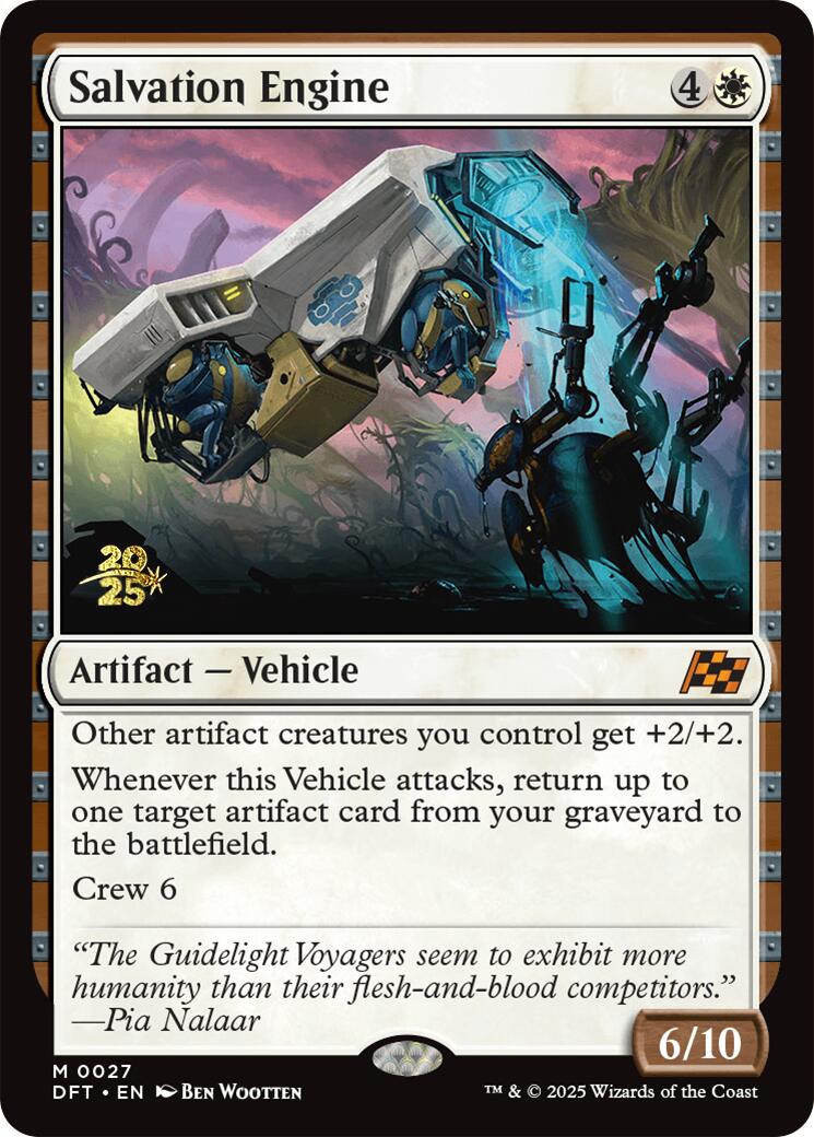 Salvation Engine [Aetherdrift Prerelease Promos] | Dumpster Cat Games