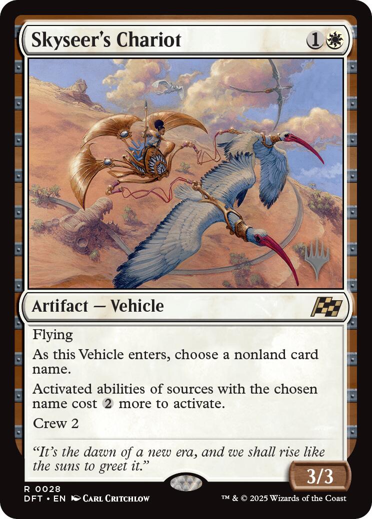 Skyseer's Chariot [Aetherdrift Promos] | Dumpster Cat Games