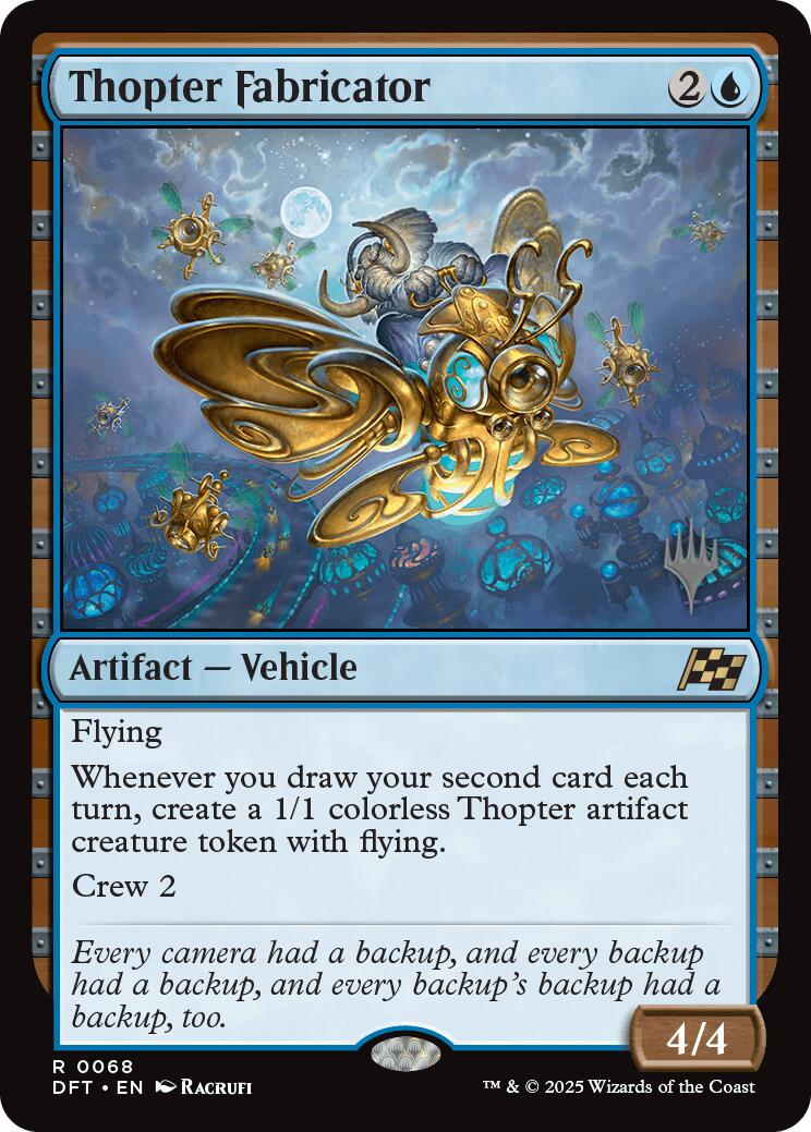 Thopter Fabricator [Aetherdrift Promos] | Dumpster Cat Games