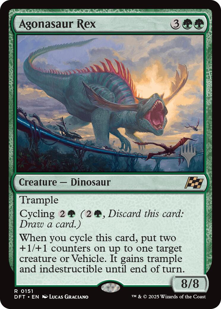 Agonasaur Rex [Aetherdrift Promos] | Dumpster Cat Games