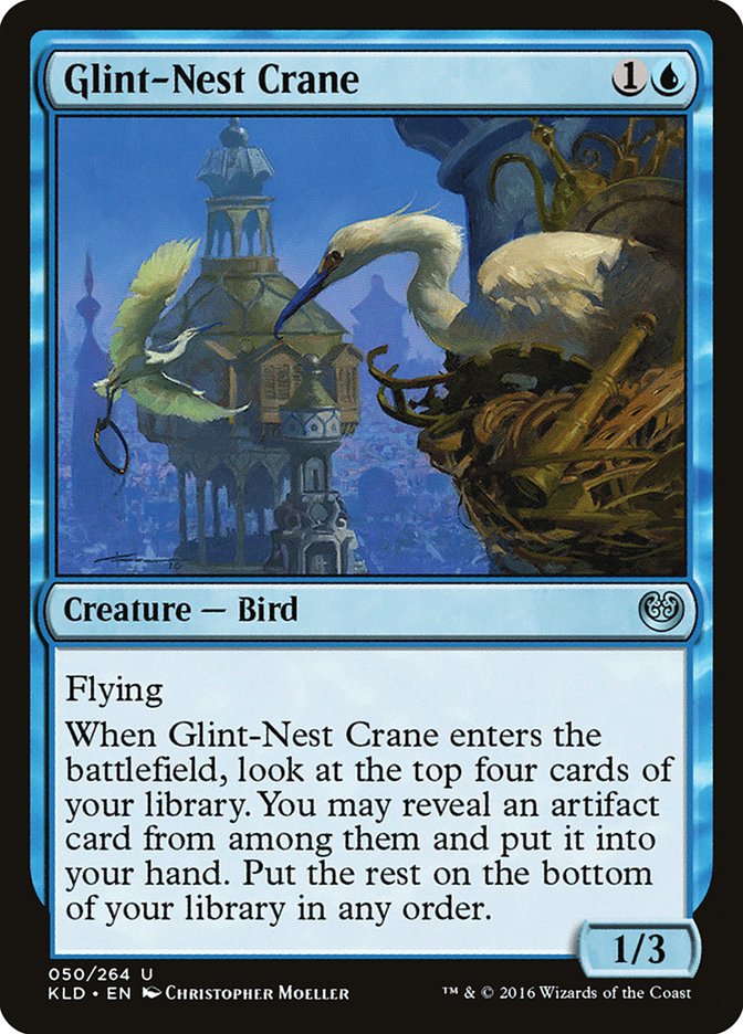 Glint-Nest Crane [Kaladesh] | Dumpster Cat Games